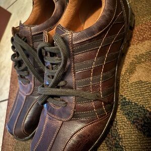 Steve Madden Brown Leather Sneakers